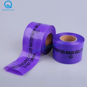 Nastro per manichette sottoterra in acqua riciclata viola